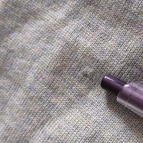 Aristo Eighteen Large 100% Merino Wool Green Quarter Zip Pullover - Picture 12 of 12